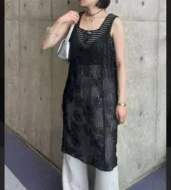 ✳︎kastane✳︎ フラワーレースミニワンピース　花柄　刺繍