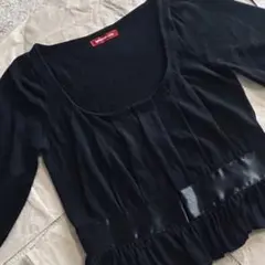 Apuweiser-riche 七分袖　ボレロ　ミニ丈カーディガン　M