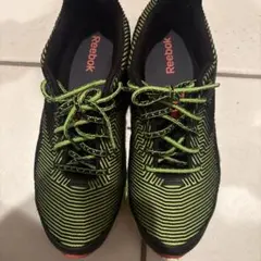 Reebok ランニングシューズ ブラック/グリーン