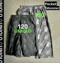 ポケモン 半ズボン 120 UNIQLO リラコ　ステテコ