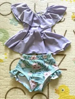petit main プティマイン ベビー水着 80サイズ フリル