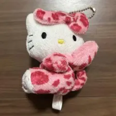 キティ 豹柄 ピンク レオパード 被り物 平成レトロ マスコット 希少 激