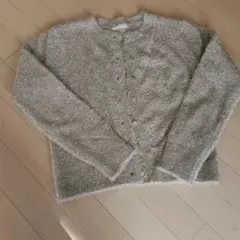 Te chichi ベージュゴールド系の長袖カーディガン