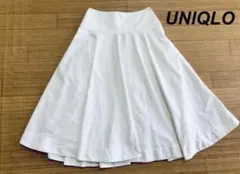 UNIQLO ユニクロ レディース フレアスカート ホワイト