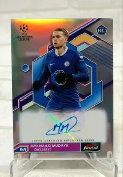 【ルーキーカード】 ミハイロ・ムドリク チェルシー サインカード topps