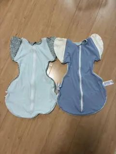 ねくるみ　Neelum ジッパー付きスワドル Mサイズ 2色セット