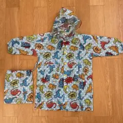 Zazzy Zaps 恐竜柄 レインコート 110cm