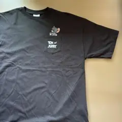 大きいサイズ 新品 トムとジェリー タフィー 半袖Tシャツ ポケット付き 3Lのサムネイル