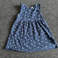 H&M ネイビー花柄ワンピースのサムネイル