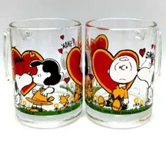 SNOOPY スヌーピー ヴィンテージ ミニジュースグラス 佐々木ガラス