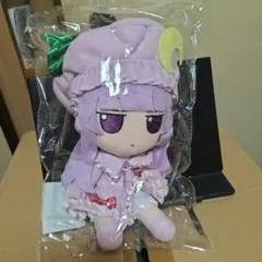 未開封/缶バッジ付 東方 ふもふも ぬいぐるみ ふもふもぱちぇ。 香霖堂ver. 未開封/缶バッジ付 東方 ふもふも ぬいぐるみ ふもふもぱちぇ。 香霖堂