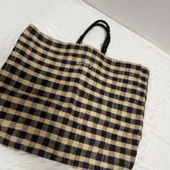 【再々お値下げ】アニエスベー　ラフィア　トートバッグ