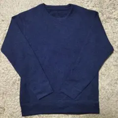 UNIQLO ユニクロ 裏起毛トレーナー L ネイビー
