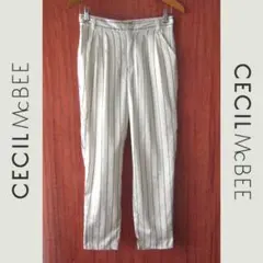 美品　CECIL McBEE／セシルマクビー★　ストライプ　薄手パンツのサムネイル