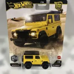 Hot Wheels プレミアム ランドローバー イエロー