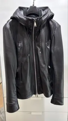 johnny wolf レザージャケット bonoラムレザー お兄系 V系 JOHNNY WOLF 革ジャン ライダース AVIATOR(アビエーター)ゴート