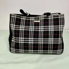 バーバリーブルーレーベル / トートバッグ / A4収納 / ノバチェック