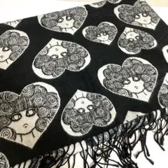 《極美品》ScoLar ストール　ショール　ひざ掛け　リバーシブル絹100%