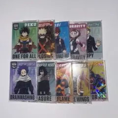 ヒロアカ 一番くじ カード型アクリルスタンド コンプセット