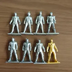 仮面ライダーゼッツ　チョコスナック　フィギュア8体セットのサムネイル