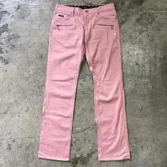 LOVELESS ラブレス ストレッチパンツ 82 ピンク どくろ