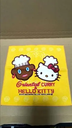 ハローキティ オリエンタルカレーコラボ ハンドタオル サンリオ sanrio 