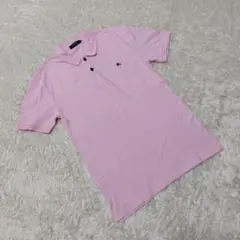 バーバリーブラックレーベル　Burberry　ポロシャツ　カットソー　半袖　ロゴ