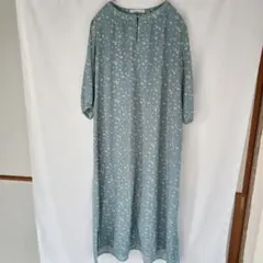 E hyphen world gallery PEACE 花柄シャツワンピース