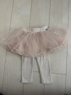 petit main チュチュ付きレギンス 80