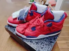 Air Jordan 4 レッド/ブルー