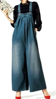 大きいサイズ 3L ヴィンテージ デニム サロペット オーバーオール