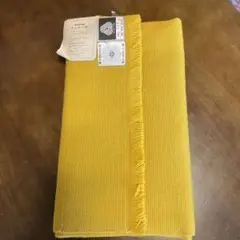 半幅帯　　ウール100%  カラシ色