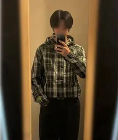 Columbia チェック柄 マウンテンパーカー M