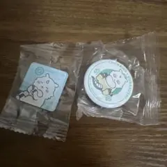 ちいかわ　くら寿司　あのこ　缶バッジ　マグネット