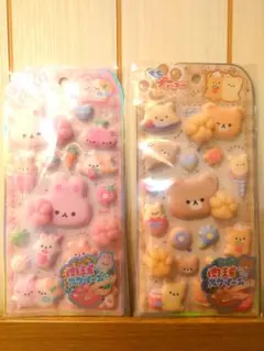 正規品 クラックス☆ もちぷにゅー肉球スクイーズステッカー 2種セッ新品未使用