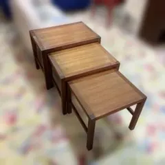 Pom様専用】カフェシェルフ ウォルナット飾り棚3点セット - メルカリ