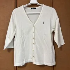 未使用　イーストボーイ　コットン カーディガン 五分袖　15サイズ