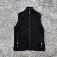90s patagonia シンチラ ブラック フリース ベスト