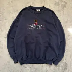 90s【JERZEES】ジャージーズ（XL）スウェット＊刺繍ロゴ＊イーグル