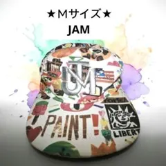 JAM ベースボールキャップ Mサイズ 総柄