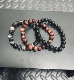 天然石ビーズ ブレスレット 3個セット