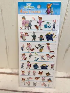 4サイズステッカー ズートピア2