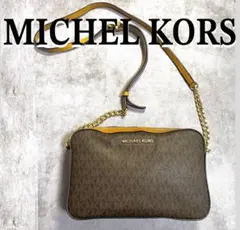 マイケルコース ショルダーバック チェーン　ゴールドロゴ