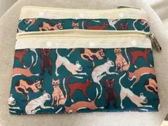 LESPORTSAC レスポートサック ポーチ 猫柄