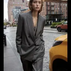 【定価12590円】ZARA ザラ　ダブルプレストジャケット