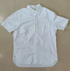 BEAMS＋ ビームスプラス 半袖オックスフォードシャツ XL ホワイト