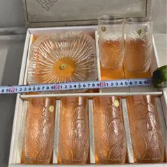 HOYAクリスタル　灰皿1個　タンブラー6個セット