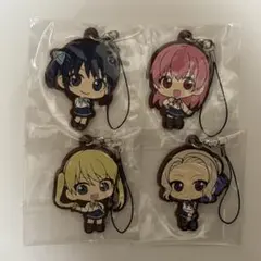 【新品・美品・8個セット】彼女もカノジョ キャラ福くじ ラバーストラップ