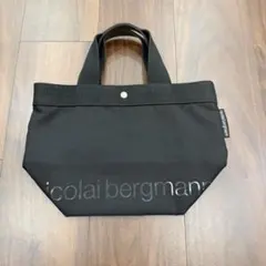 nicolai bergmann トートバッグ ブラック 花柄のサムネイル