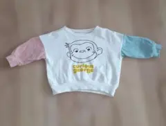 Curious George トレーナー 80cm　綿100％　おさるのジョージ